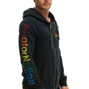 Aviator Nation Venice Zip Hoodie- worn once
